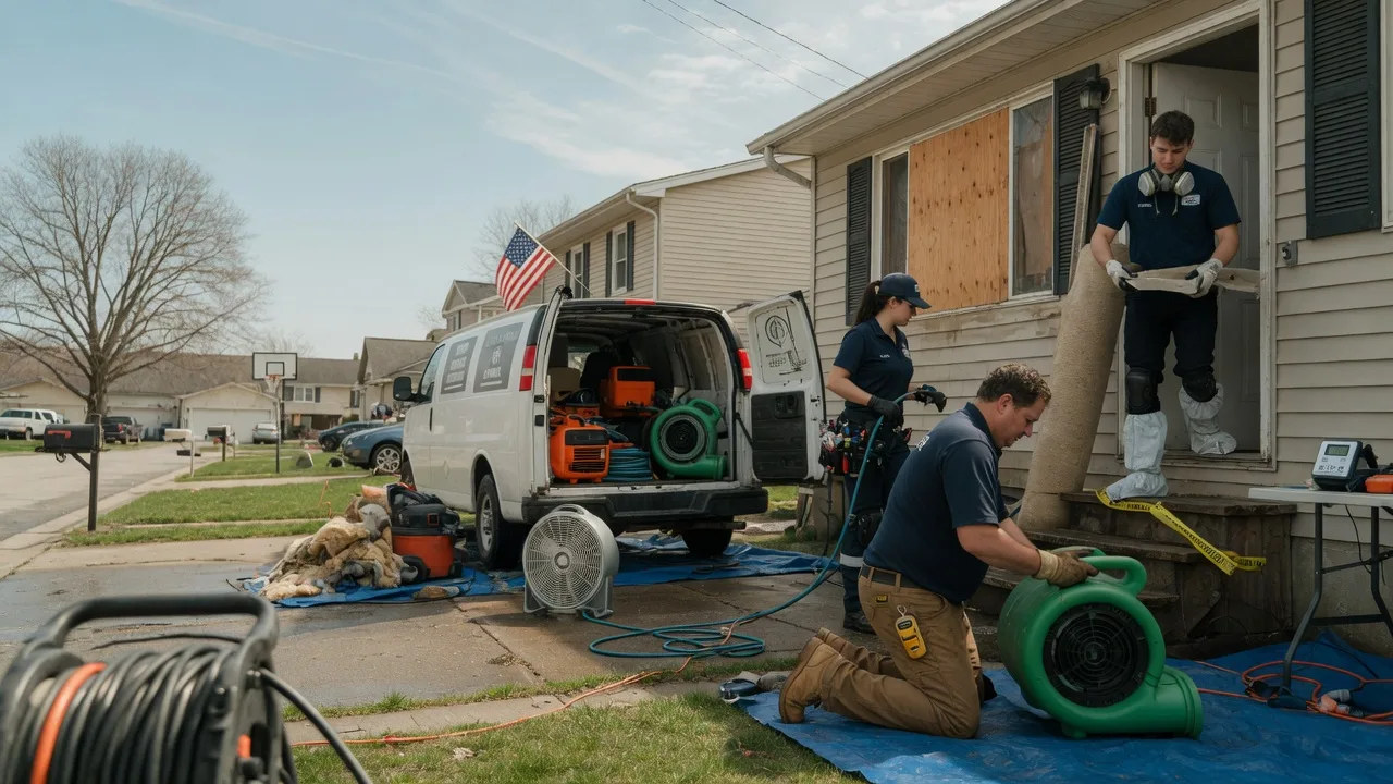 Water Damage Restoration in Halstead, KS near me